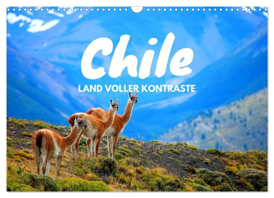Chile - Land voller Kontraste (Wandkalender 2026 DIN A3 quer), CALVENDO Monatskalender - Daniel Tischer