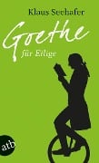 Cover-Bild zum Titel 'Goethe für Eilige' von 'Klaus Seehafer'