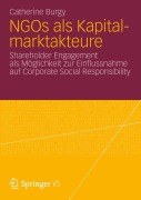 Cover-Bild zum Titel 'NGOs als Kapitalmarktakteure' von 'Catherine Burgy'