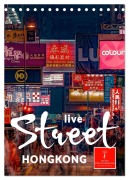Cover-Bild zum Titel 'Hongkong Street live (Tischkalender 2026 DIN A5 hoch), CALVENDO Monatskalender' von 'Peter Roder'