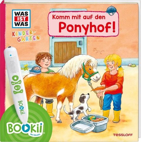 BOOKii® WAS IST WAS Kindergarten Komm mit auf den Ponyhof! - Sandra Noa, Benjamin Schreuder