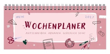 Cover-Bild zum Titel 'Mein Wochenplaner 2027: Aufschreiben, abhaken, glücklich sein!' von ''