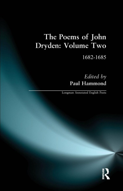 The Poems of John Dryden - Paul Hammond