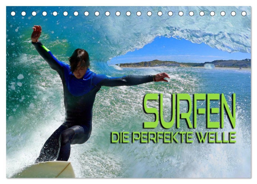 Surfen - die perfekte Welle (Tischkalender 2026 DIN A5 quer), CALVENDO Monatskalender - Renate Bleicher