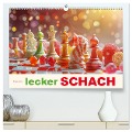 Lecker Schach (hochwertiger Premium Wandkalender 2025 DIN A2 quer), Kunstdruck in Hochglanz - Cathrin Illgen