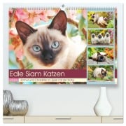 Edle Siamkatzen. Anmut und Charakter im Spiel mit der Natur (hochwertiger Premium Wandkalender 2026 DIN A2 quer), Kunstdruck in Hochglanz - Rose Hurley