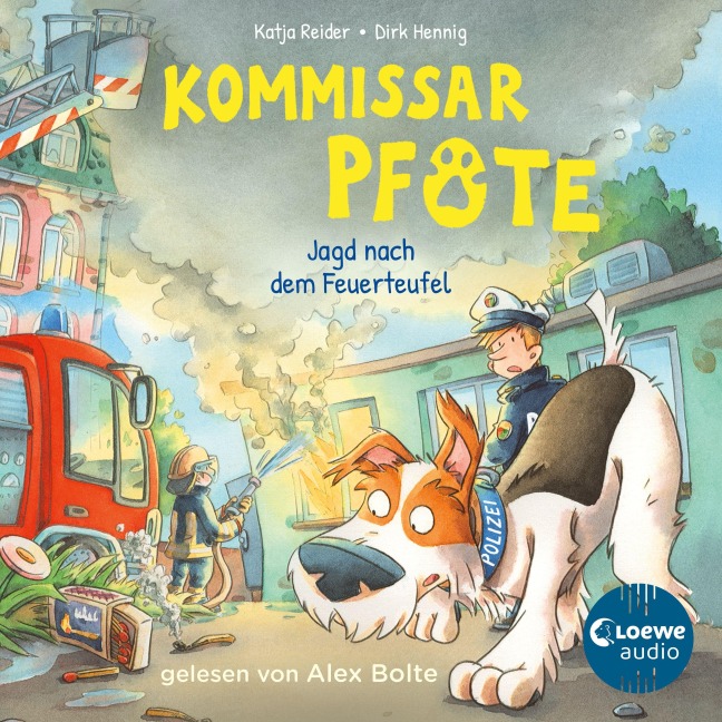 Kommissar Pfote (Band 8) - Jagd nach dem Feuerteufel - Katja Reider