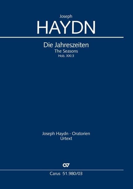 Die Jahreszeiten (KIavierauszug) - Joseph Haydn
