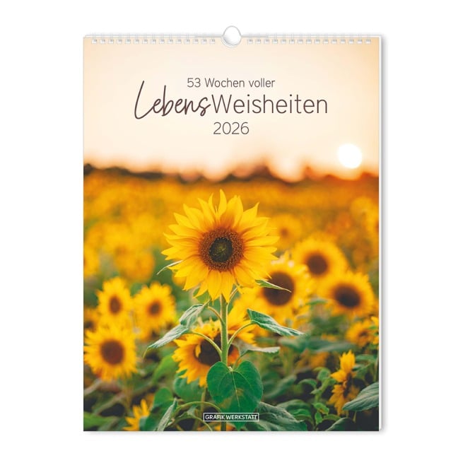 Wochenkalender 2026 LebensWeisheiten - 