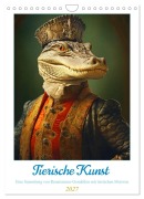 Cover-Bild zum Titel 'Tierische Kunst - Eine Sammlung von Renaissance-Gemälden mit tierischen Motiven (Wandkalender 2027 DIN A4 hoch), CALVENDO Monatskalender' von 'Rupert Kowalski'
