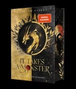 Cover-Bild zum Titel 'It Takes a Monster ... Dragonblood Academy' von 'Karolyn Ciseau'