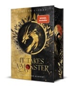 Cover-Bild zum Titel 'It Takes a Monster ... Dragonblood Academy' von 'Karolyn Ciseau'