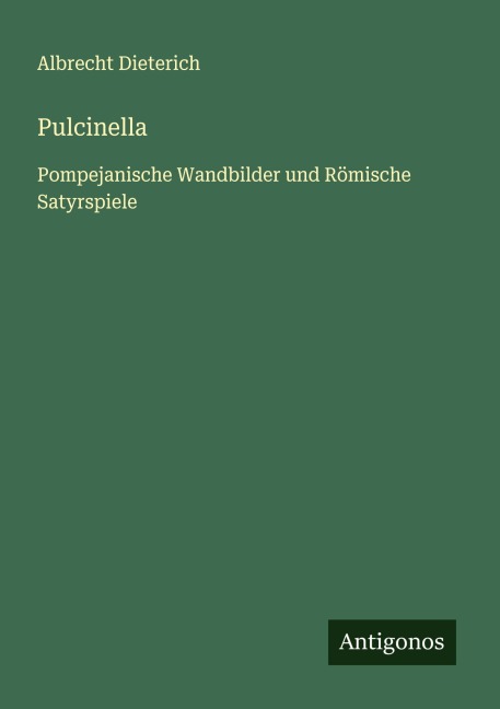 Pulcinella - Albrecht Dieterich