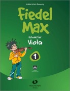Cover-Bild zum Titel 'Fiedel-Max 1 Viola. Inkl. Audio-Download' von 'Andrea Holzer-Rhomberg'