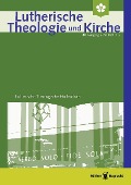 Cover-Bild zum Titel 'Lutherische Theologie und Kirche 1-2/2016' von ''