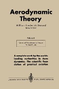 Cover-Bild zum Titel 'Aerodynamic Theory' von 'William Frederick Durand'