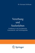 Cover-Bild zum Titel 'Vererbung und Seelenleben' von 'Hermann Hoffmann'
