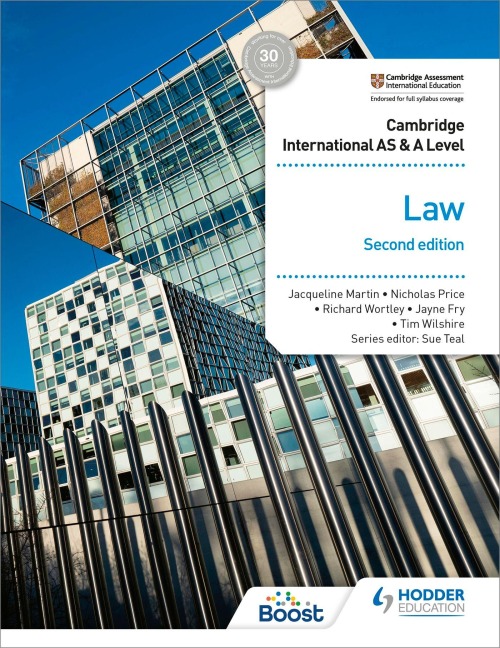 Cambridge International AS and A Level Law - Jayne Fry, Jacqueline Martin, Nicholas Price, Tim Wilshire, Richard Wortley