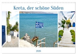 Cover-Bild zum Titel 'Kreta, der schöne Süden (Wandkalender 2026 DIN A3 quer), CALVENDO Monatskalender' von 'Martina Fornal'