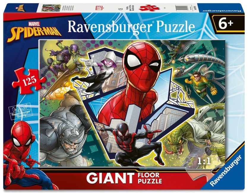 Kinderpuzzle 125 Teile - Spider-Man - Der Superheld Spiderman - 