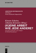 Cover-Bild zum Titel '(K)Eine Arbeit wie jede andere?' von ''