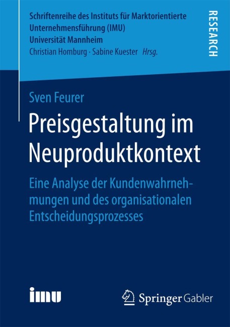 Preisgestaltung im Neuproduktkontext - Sven Feurer