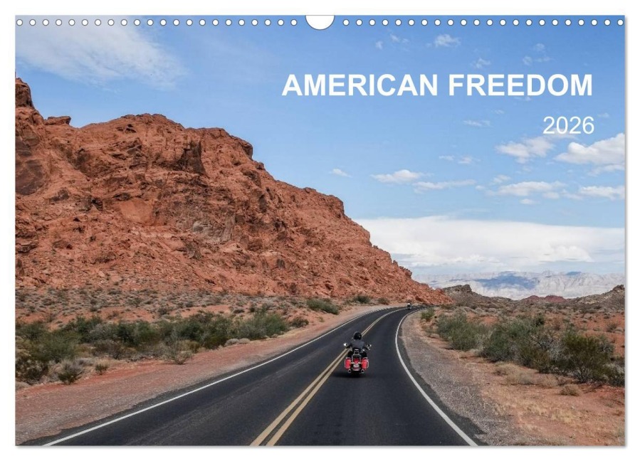 American Freedom (Wandkalender 2026 DIN A3 quer), CALVENDO Monatskalender - MIBfoto MIBfoto