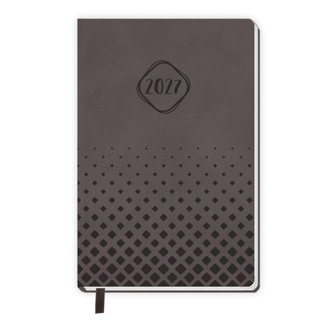 TRÖTSCH - Taschenkalender A7 Soft Touch Anthrazit 2027 - 