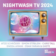 Cover-Bild zum Titel 'NightWash, NightWash TV 2024' von 'Miss Allie, Enissa Amani, Tony Bauer, Kristina Bogansky, Laura Brümmer'