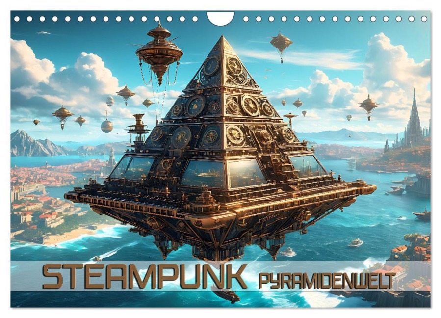 Steampunk Pyramidenwelt (Wandkalender 2026 DIN A4 quer), CALVENDO Monatskalender - Renate Utz