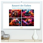 Konzert der Farben (hochwertiger Premium Wandkalender 2026 DIN A2 quer), Kunstdruck in Hochglanz - Steffen Gierok-Latniak