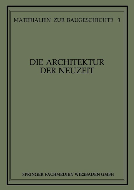 Die Architektur der Neuzeit - 