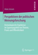 Cover-Bild zum Titel 'Perspektiven der politischen Meinungsforschung' von 'Anne Jessen'