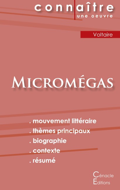 Fiche de lecture Micromégas de Voltaire (Analyse littéraire de référence et résumé complet) - Voltaire