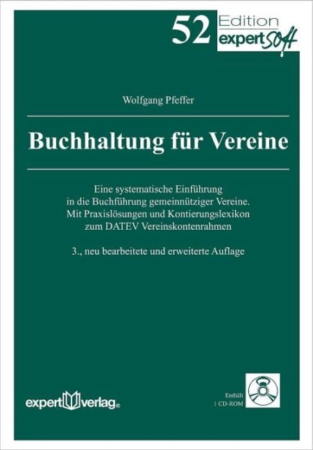 Buchhaltung für Vereine - Wolfgang Pfeffer