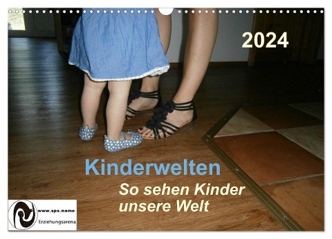 Kinderwelten - So sehen Kinder unsere Welt (Wandkalender 2024 DIN A3 quer), CALVENDO Monatskalender - Querida Querida