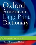 Cover-Bild zum Titel 'Oxford American Large Print Dictionary' von ''
