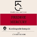 Cover-Bild zum Titel 'Freddie Mercury: Kurzbiografie kompakt' von 'Jürgen Fritsche, Minuten, Minuten Biografien'