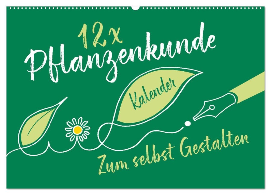 12 x Pflanzenkunde - Bastelkalender (Wandkalender 2026 DIN A2 quer), CALVENDO Monatskalender - ROTH-Design ROTH-Design