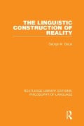Cover-Bild zum Titel 'The Linguistic Construction of Reality' von 'George W. Grace'