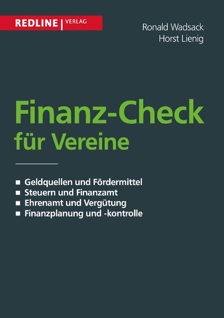 Finanz-Check für Vereine - Ronald Wadsack, Horst Lienig