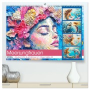 Cover-Bild zum Titel 'Meerjungfrauen. Zauberhafte Illustrationen im Ölgemälde-Stil (hochwertiger Premium Wandkalender 2026 DIN A2 quer), Kunstdruck in Hochglanz' von 'Rose Hurley'
