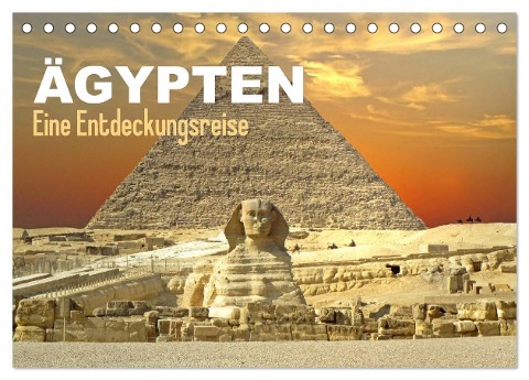 Ägypten - Eine Entdeckungsreise (Tischkalender 2024 DIN A5 quer), CALVENDO Monatskalender - Tina Melz