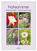 Cover-Bild zum Titel 'Frühsommer Blütenschätze (Wandkalender 2026 DIN A4 hoch), CALVENDO Monatskalender' von 'Gisela Kruse'