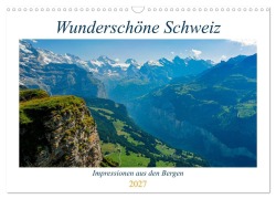 Cover-Bild zum Titel 'Wunderschöne Schweiz (Wandkalender 2027 DIN A3 quer), CALVENDO Monatskalender' von 'Photobrandt'