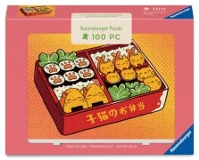 Cover-Bild zum Titel 'Minipuzzle 100 Teile - Kawaii-Kätzchen in Bento-Box' von ''