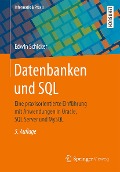 Cover-Bild zum Titel 'Datenbanken und SQL' von 'Edwin Schicker'