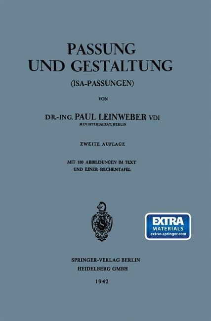 Passung und Gestaltung (ISA-Passungen) - Paul Leinweber