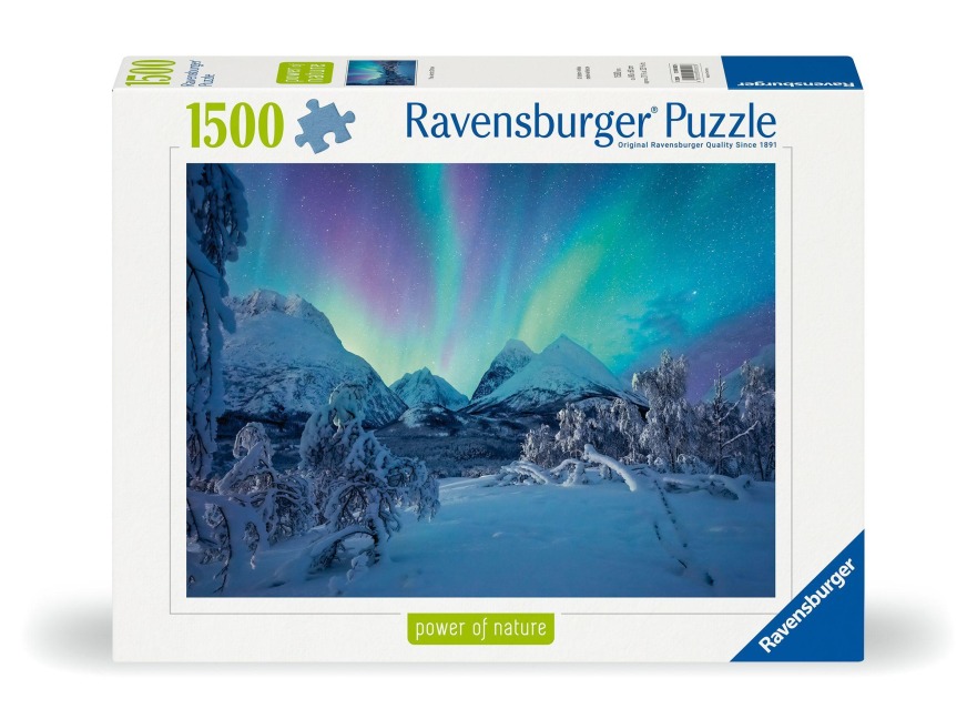 Erwachsenenpuzzle Power of Nature 1500 Teile - Wenn die Nordlichter tanzen - 