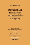 Cover-Bild zum Titel 'Internationales Einheitsrecht und einheitliche Auslegung' von 'Karin Linhart'